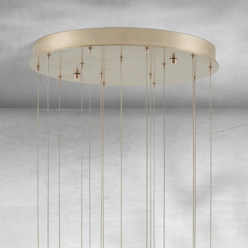 Edda Raindrop Round Chandelier