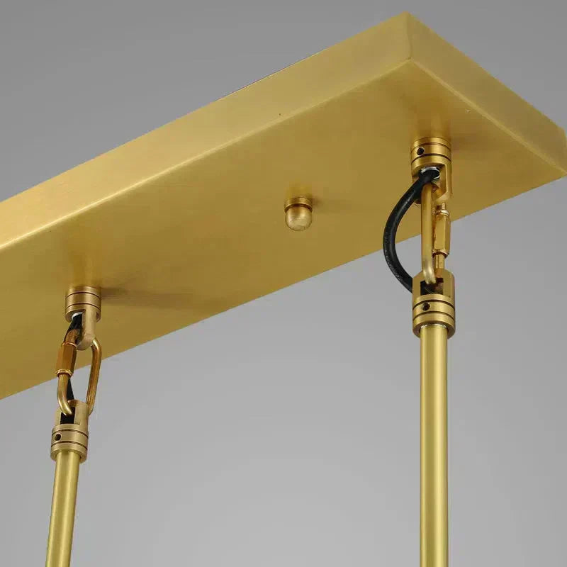 Soltaire Raindrop Linear Chandelier 3-Light 22"