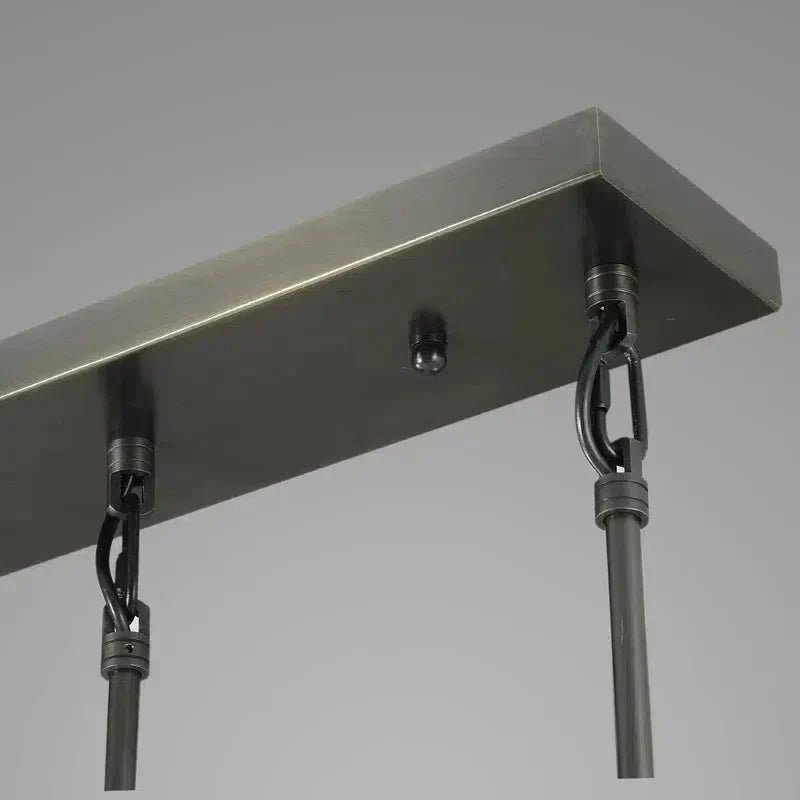 Soltaire Raindrop Linear Chandelier 3-Light 22"
