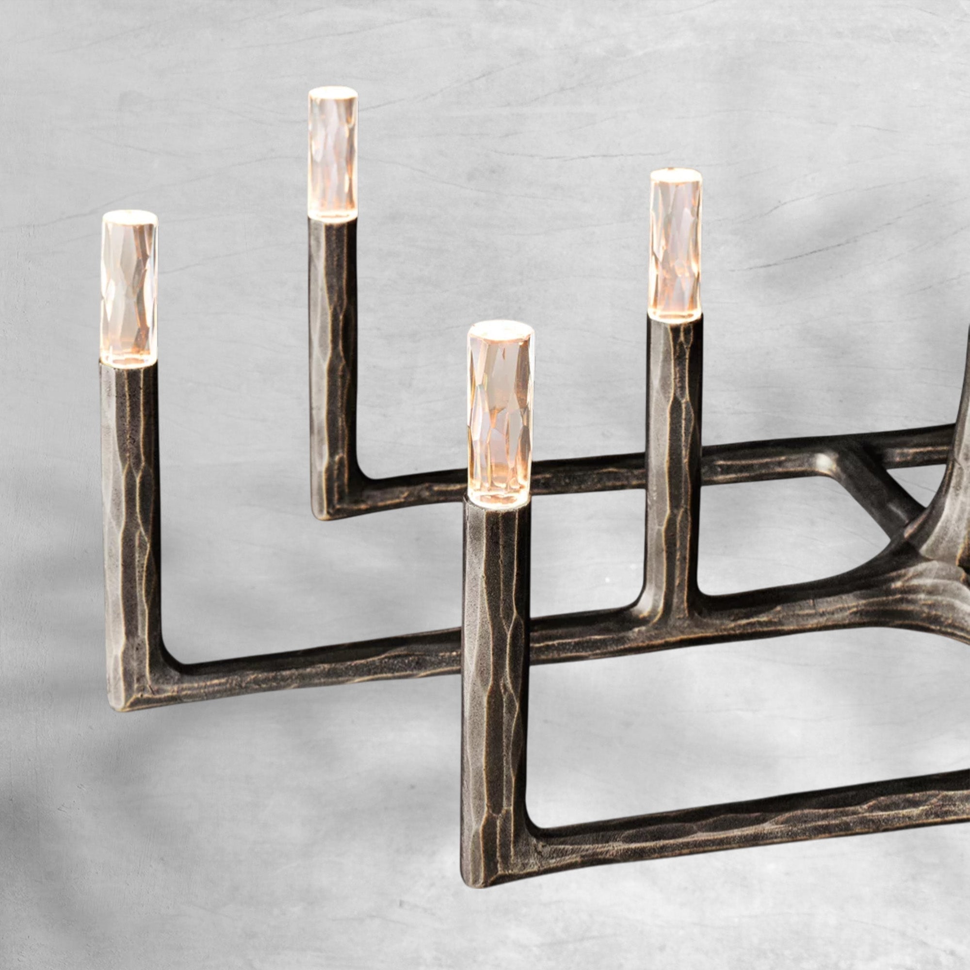 Thalen Forged Linear Chandelier