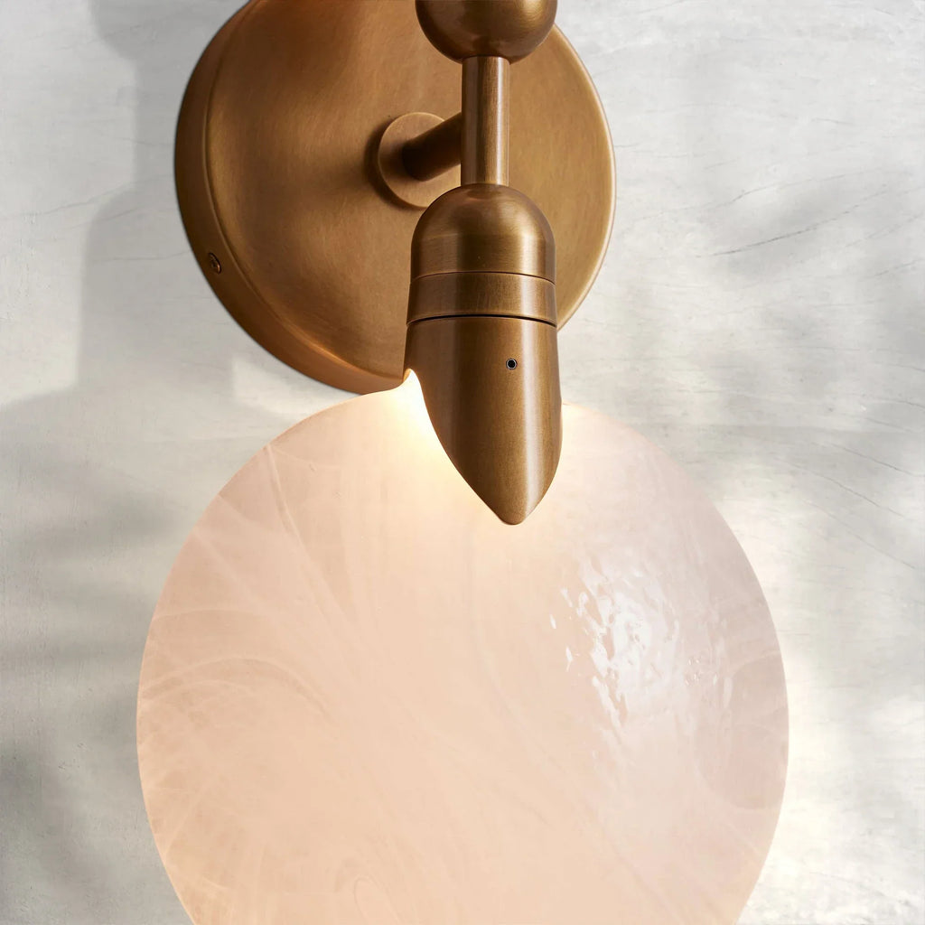 Riviko Petal Bloom Double Sconce - Background Shot