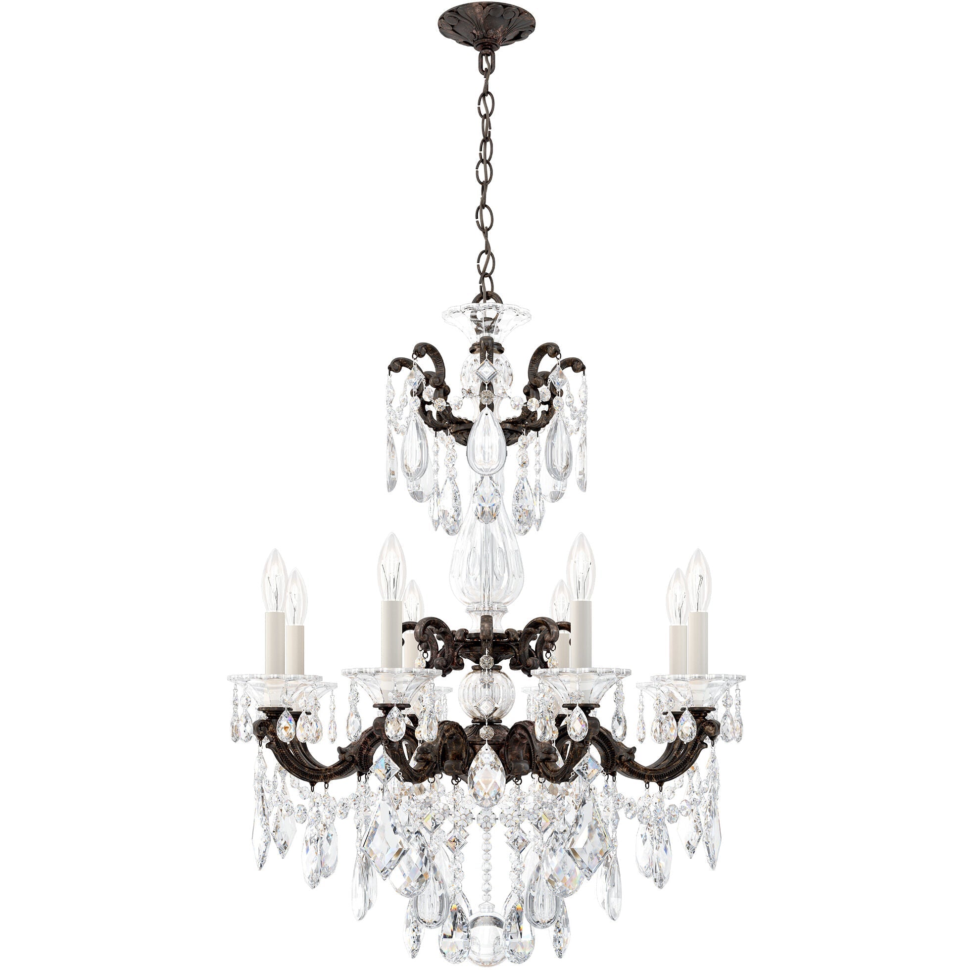 Riviko Regal Bloom Grand Chandelier - Background Shot