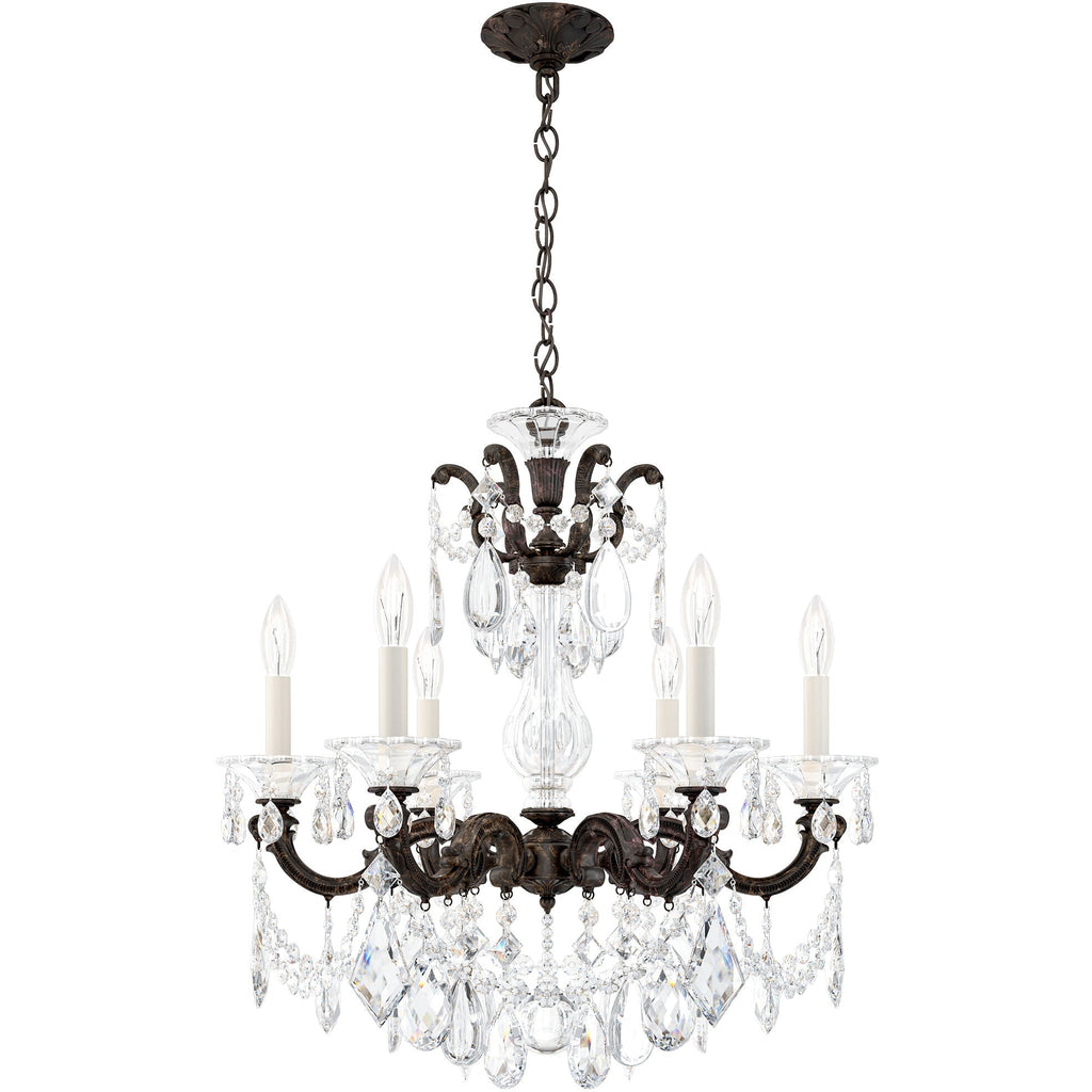 Riviko Heirloom Gold Rococo Grand Chandelier 23" - Background Shot