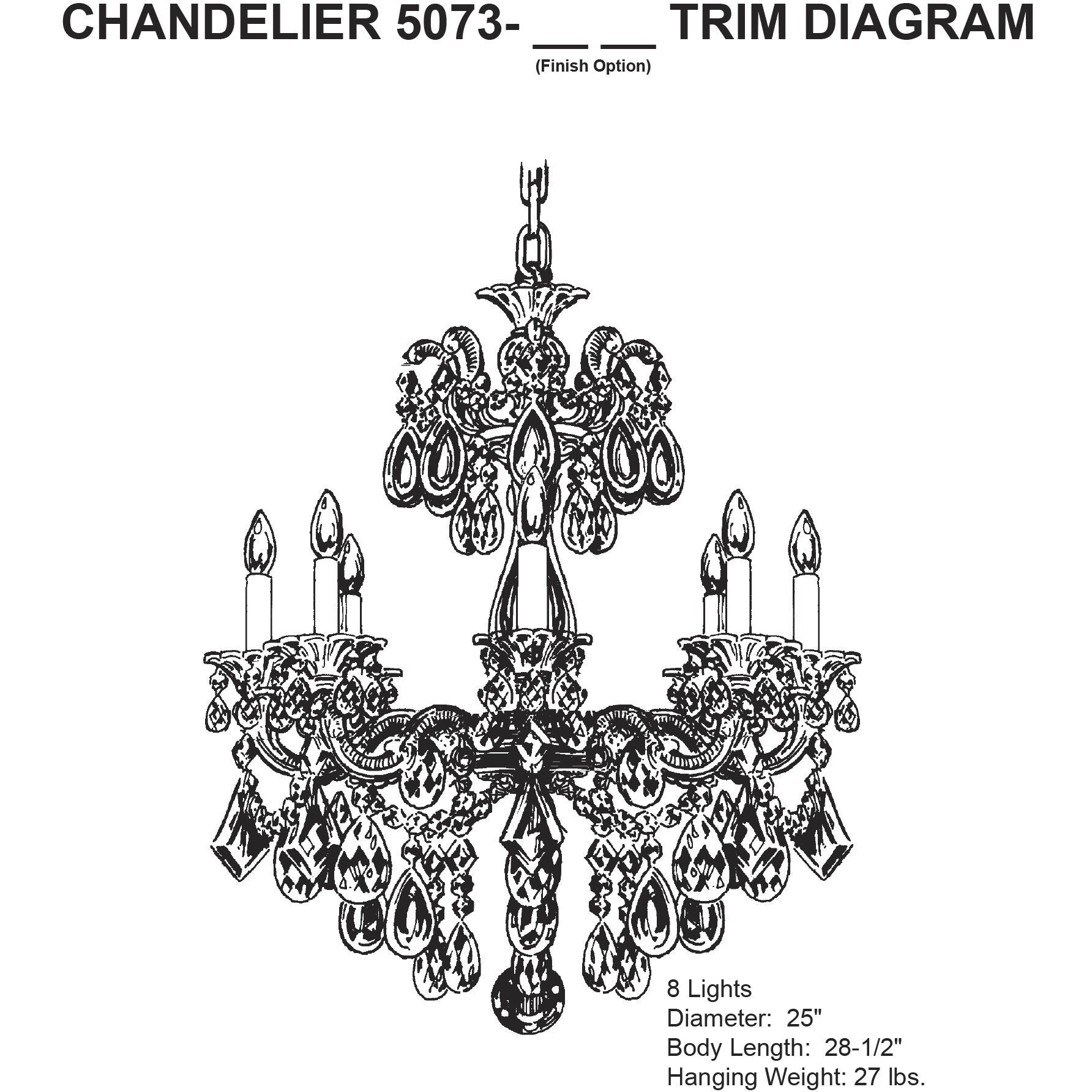 Riviko Heirloom Bloom Chandelier 25-inch - Background Shot