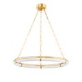 Riviko Alabaster Aura Ring Chandelier - Background Shot