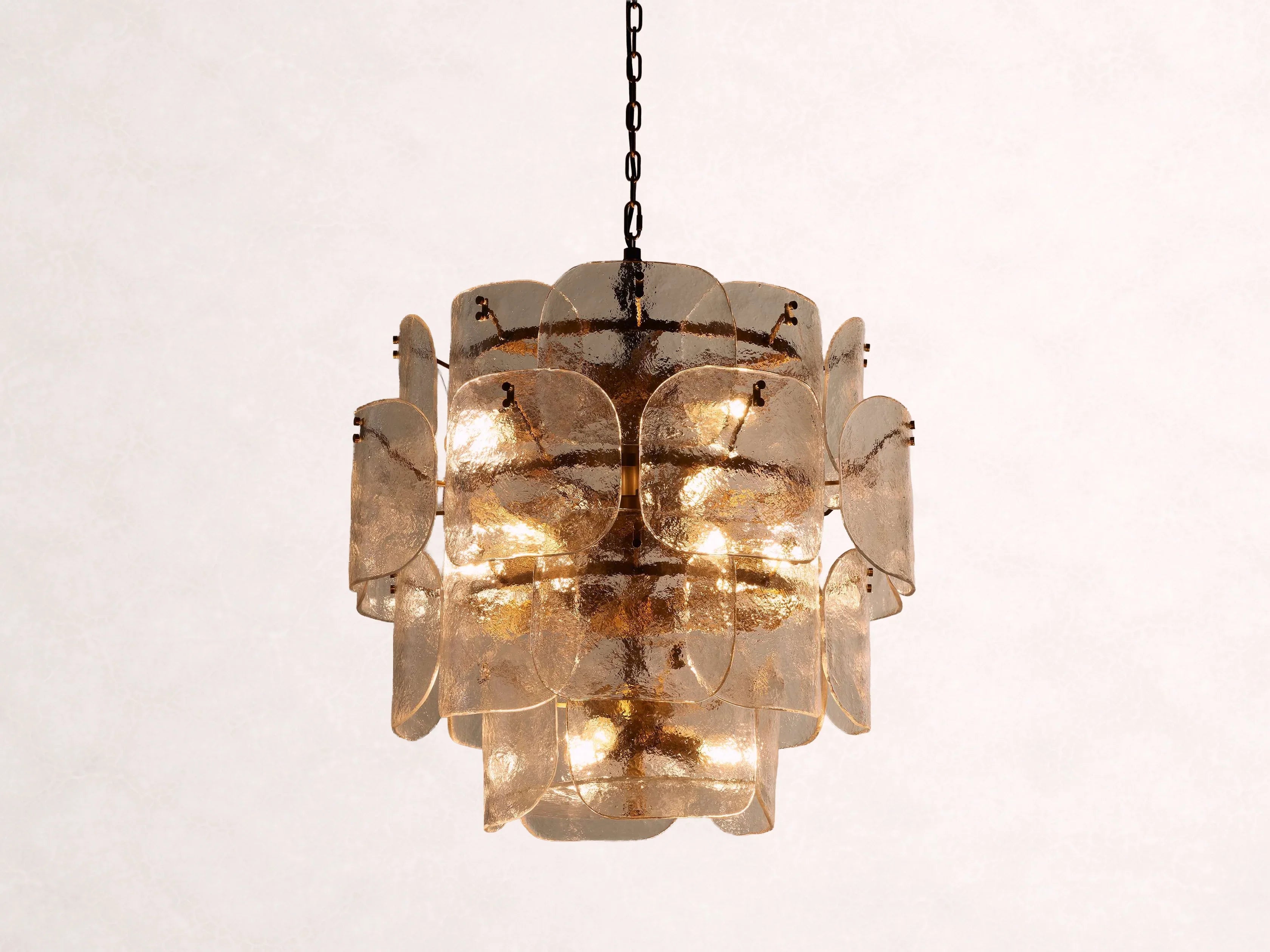 Blaire Round Glass Chandelier 32''D