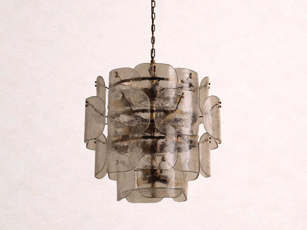 Blaire Round Glass Chandelier 32''D