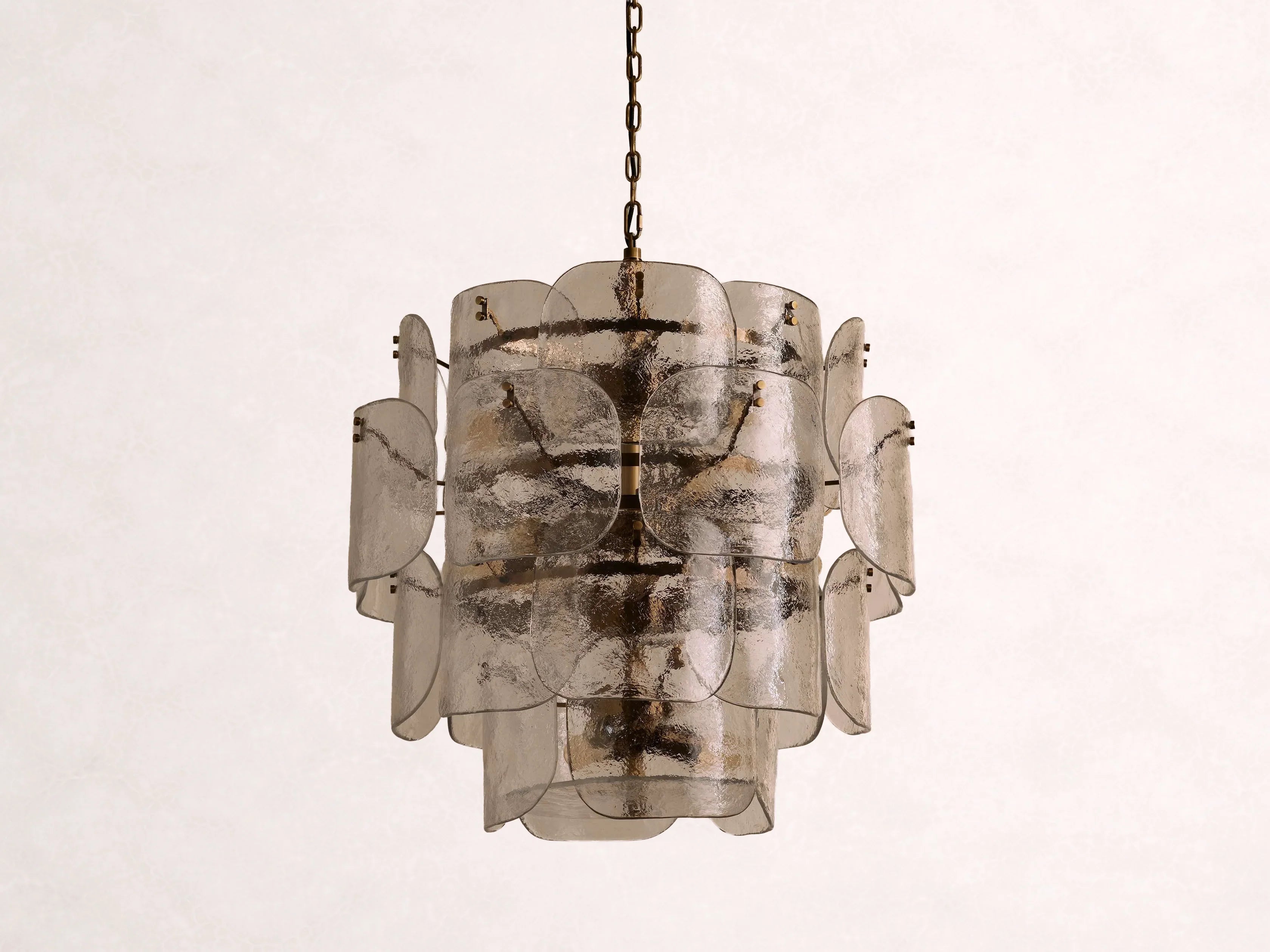Blaire Round Glass Chandelier 32''D