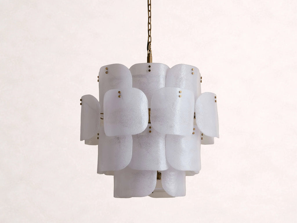 Blaire Round Glass Chandelier 32''D