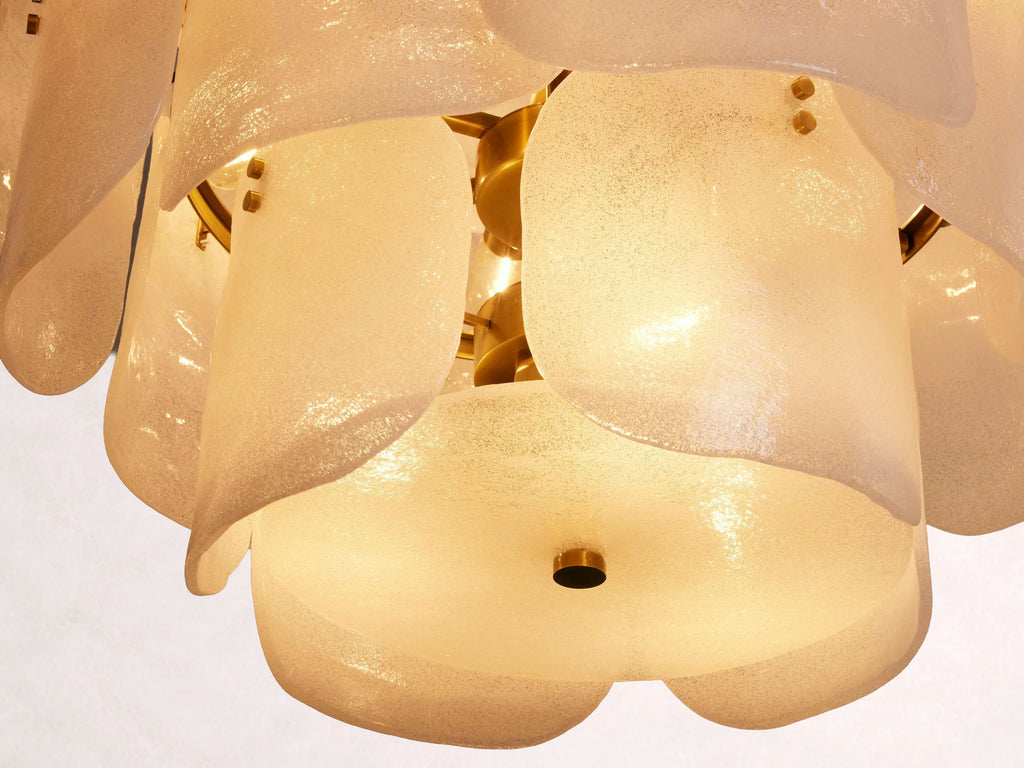 Blaire Round Glass Chandelier 32''D