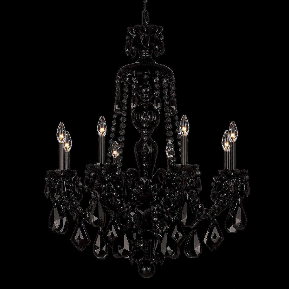 Riviko Regal Grandeur 8-Light Chandelier - Background Shot