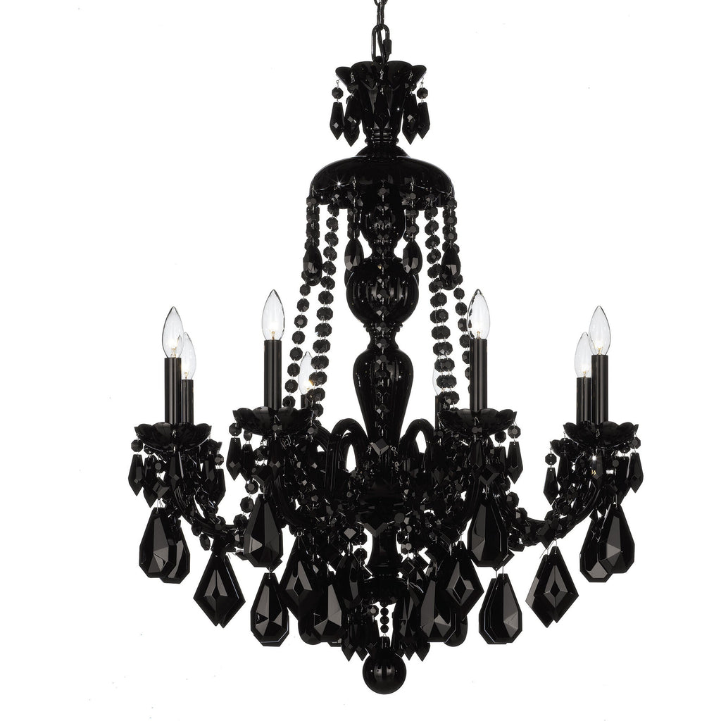 Riviko Regal Grandeur 8-Light Chandelier - Background Shot