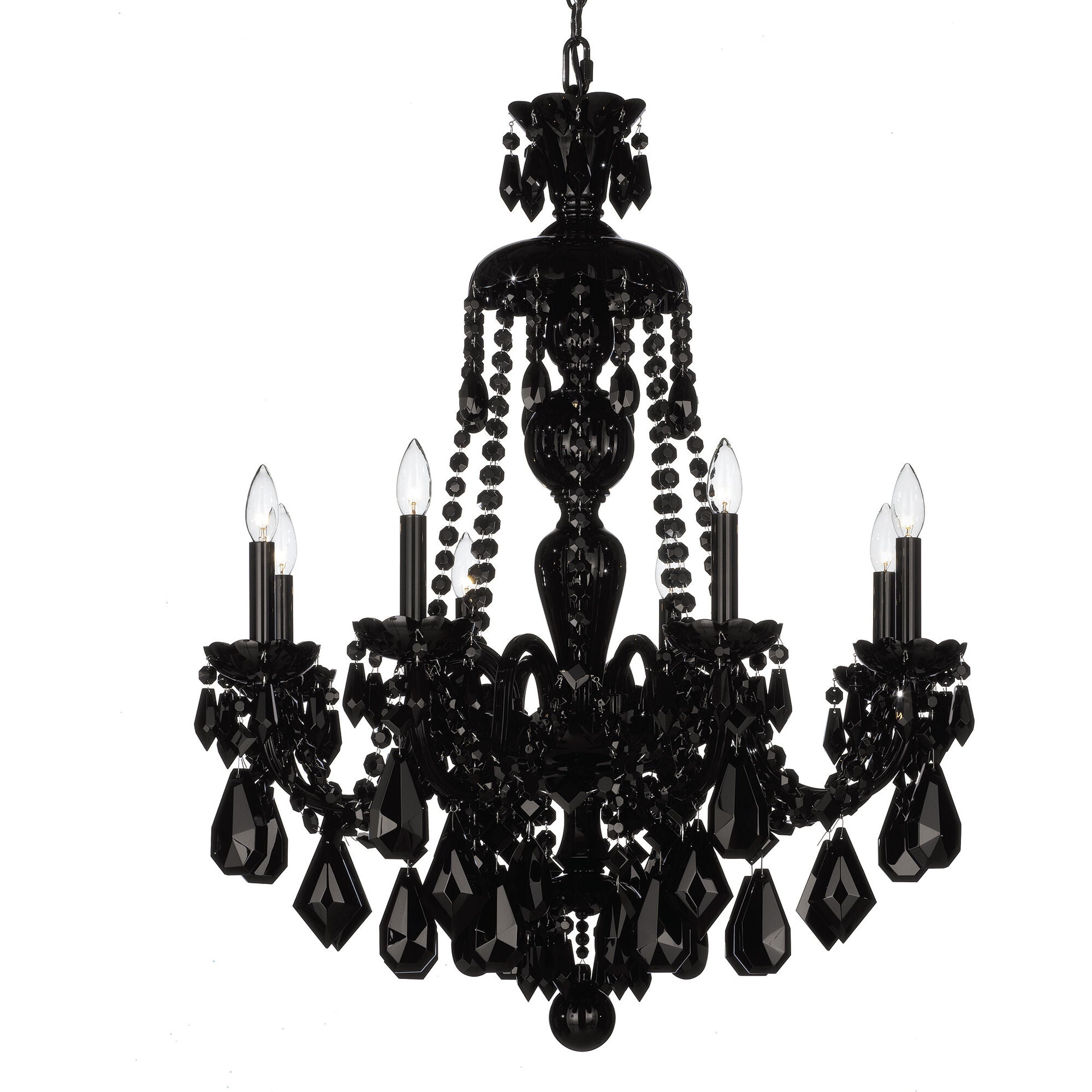 Riviko Regal Grandeur 8-Light Chandelier - Background Shot