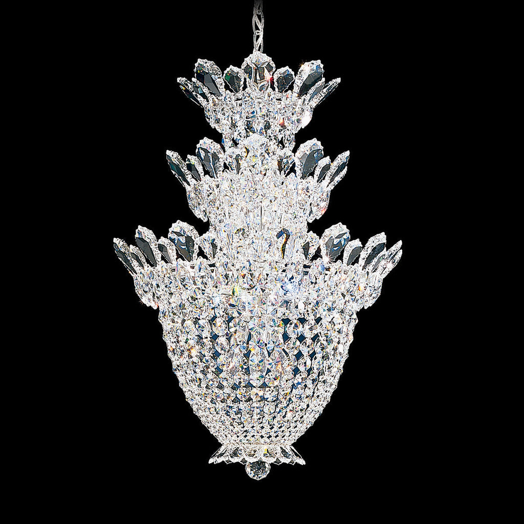 Riviko Radiant Heirloom 3-Layer Crystal Chandelier - Background Shot