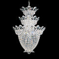 Riviko Radiant Heirloom 3-Layer Crystal Chandelier - Background Shot