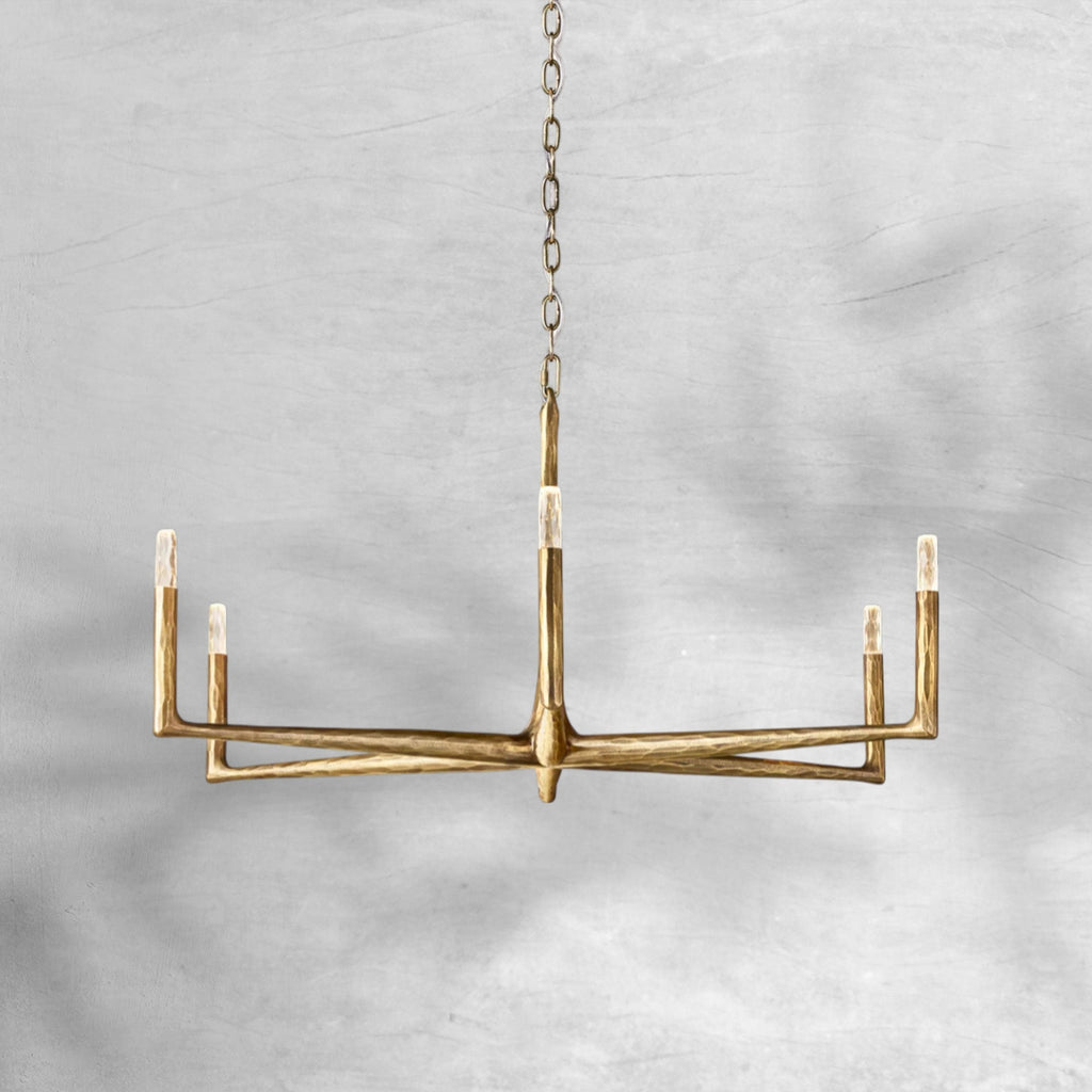 Thalen Forged Round Chandelier