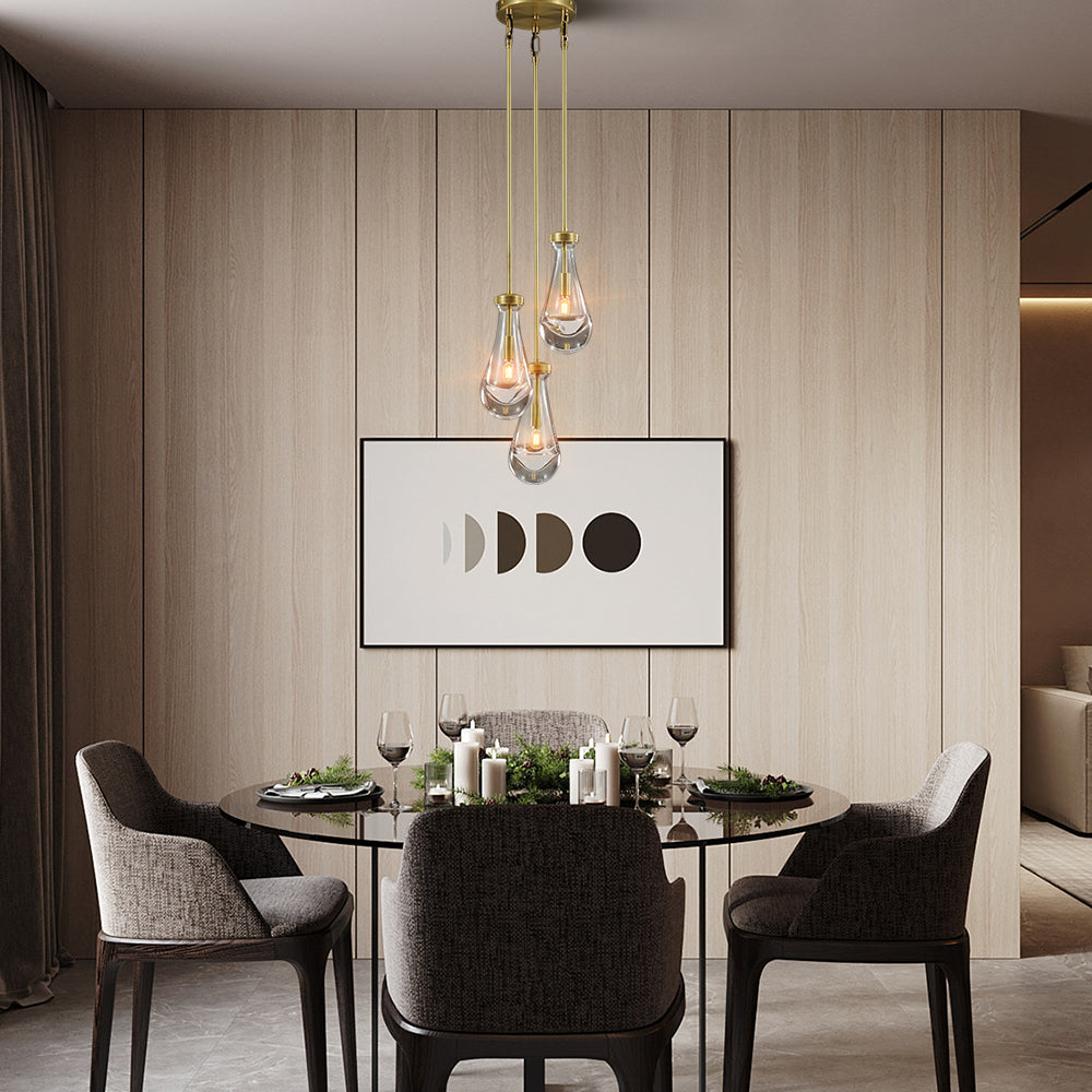 Raine 3-Light Rod Round Chandelier