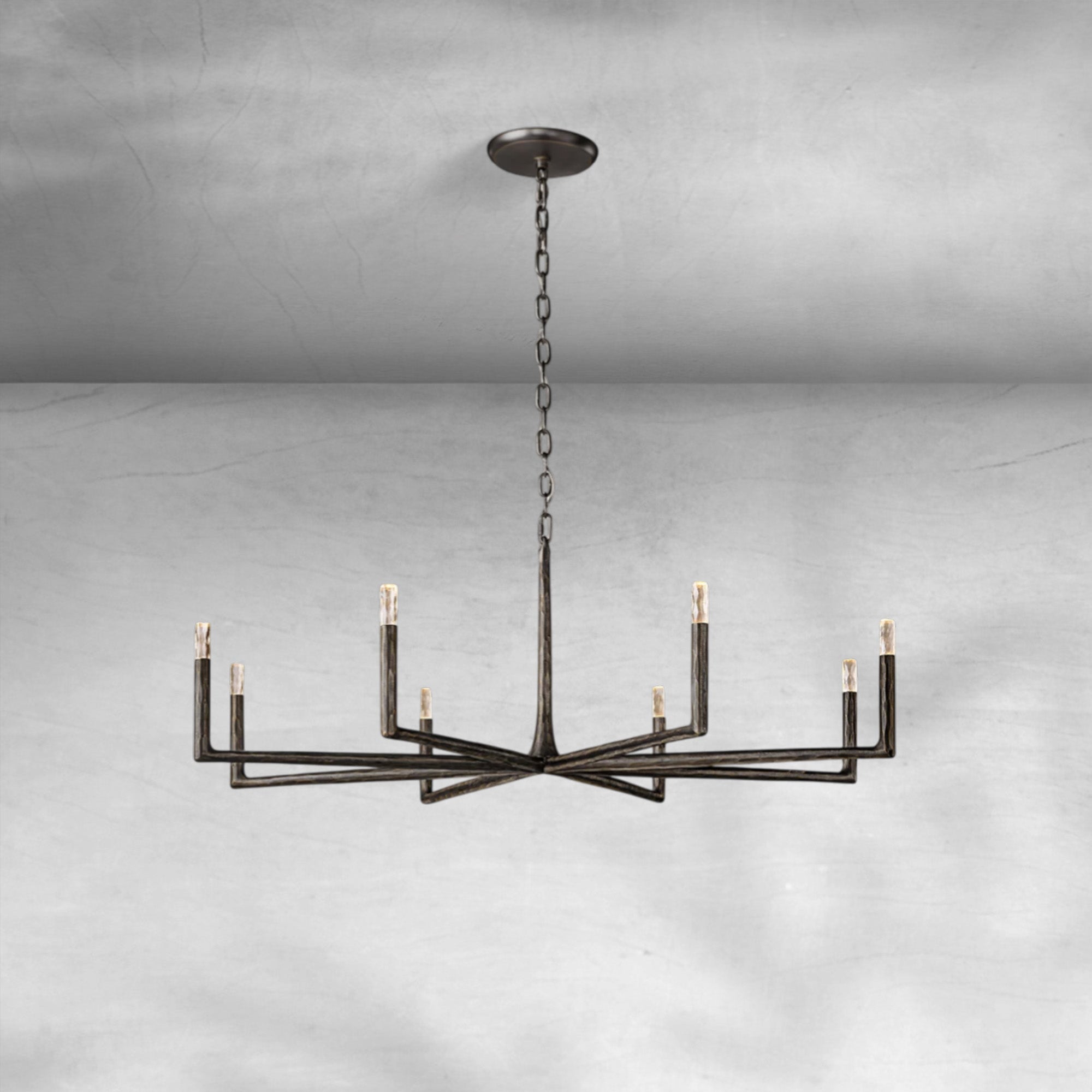 Thalen Forged Round Chandelier