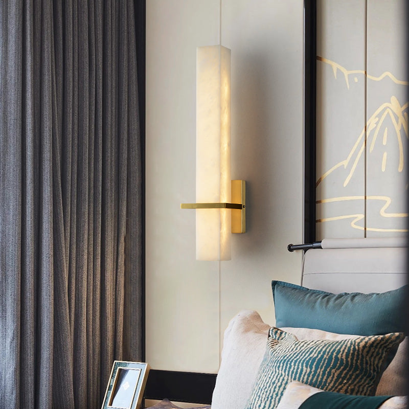 Serene Alabaster Linear Sconce chandeliers for dining room,chandeliers for stairways,chandeliers for foyer,chandeliers for bedrooms,chandeliers for kitchen,chandeliers for living room Riviko