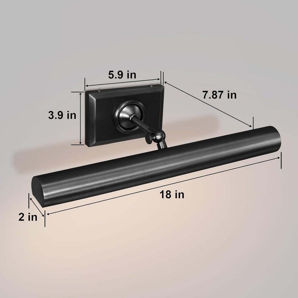 Riviko Gallery Refined Brass Picture Light - Background Shot