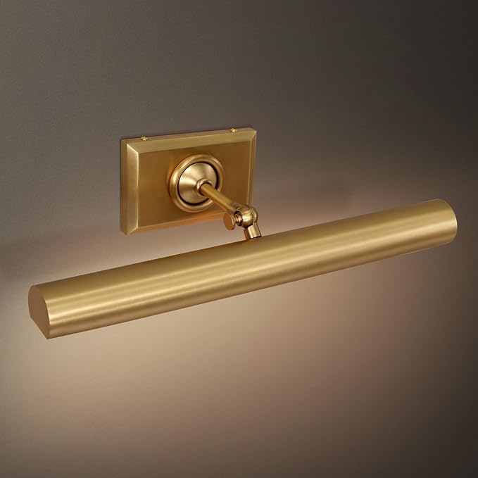 Riviko Gallery Refined Brass Picture Light - Background Shot