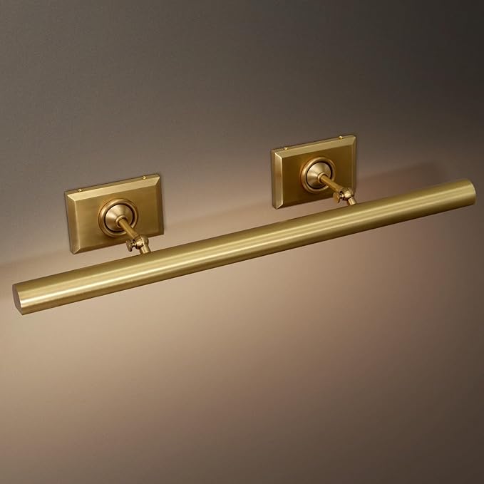 Riviko Gallery Refined Brass Picture Light - Background Shot