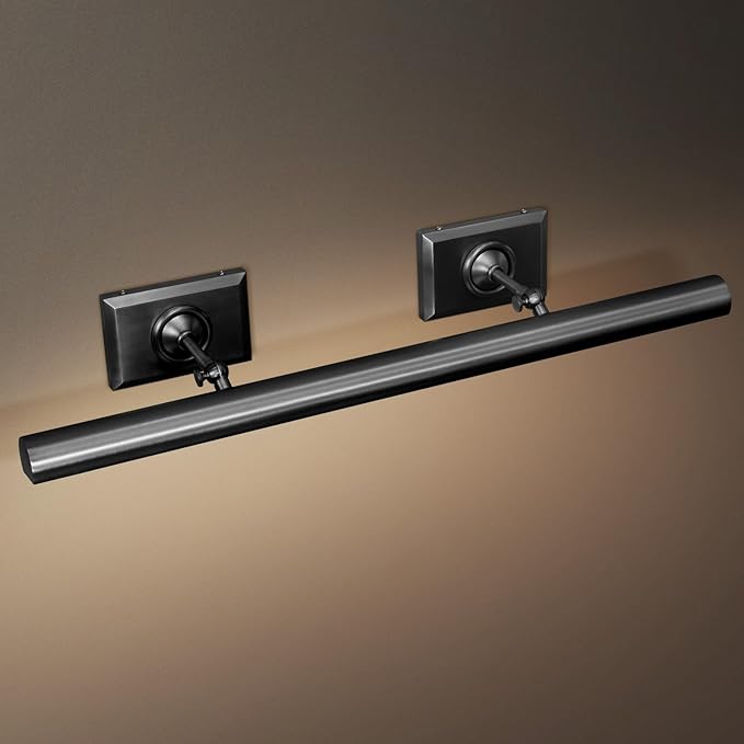 Riviko Gallery Refined Brass Picture Light - Background Shot