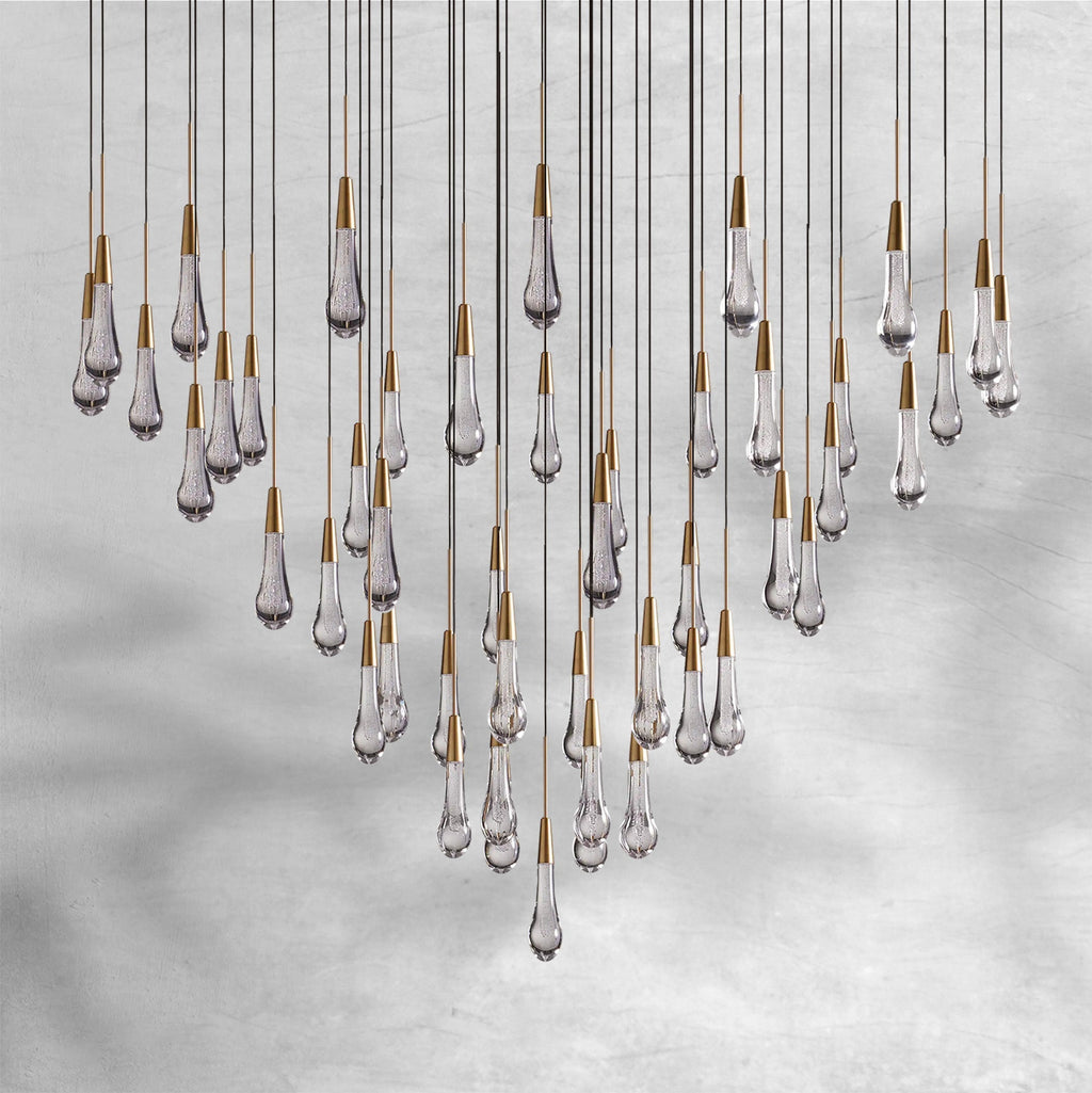 Soltaire Round Chandelier 17"24"36"48''58"