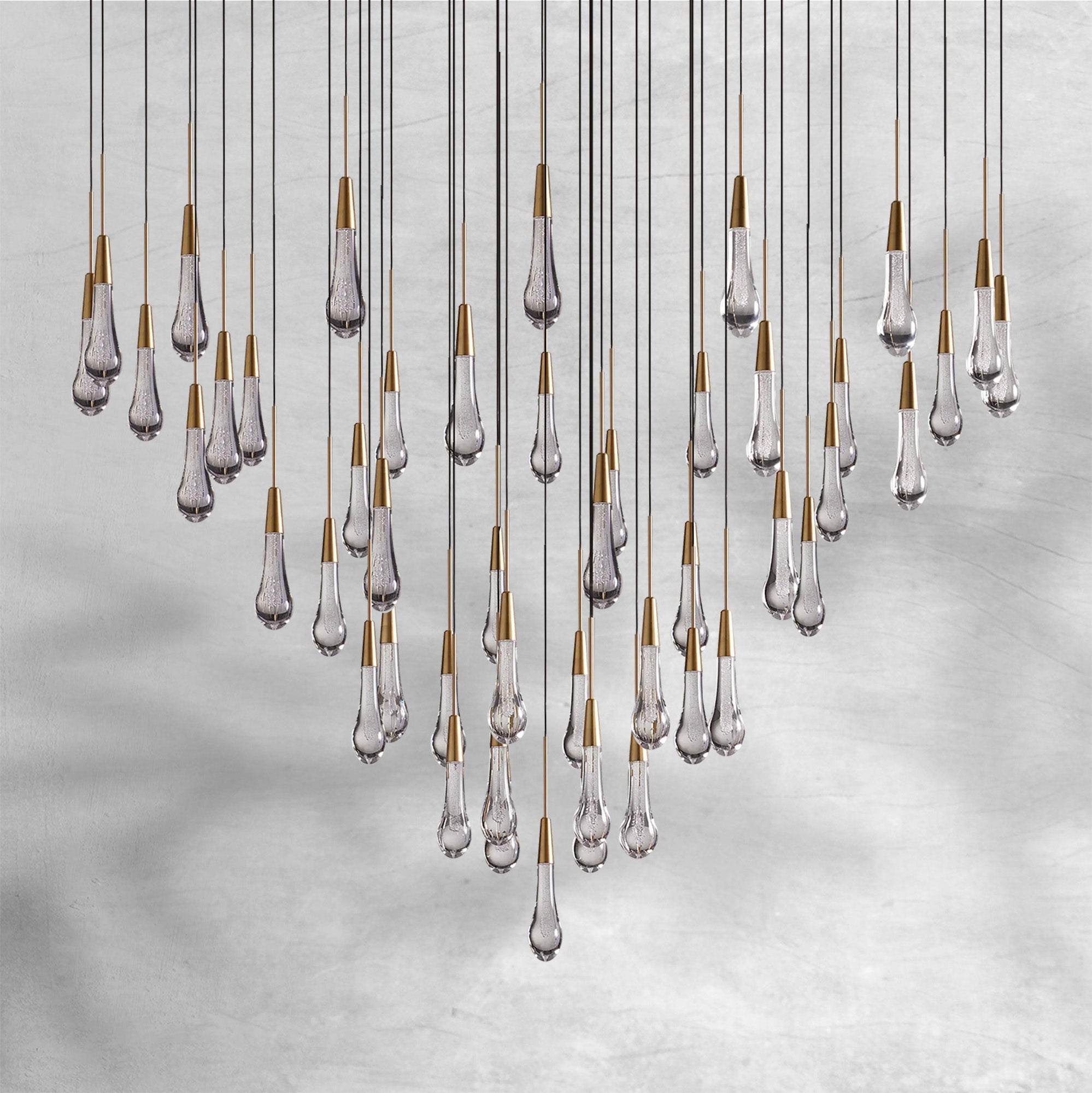 Soltaire Round Chandelier 17"24"36"48''58"