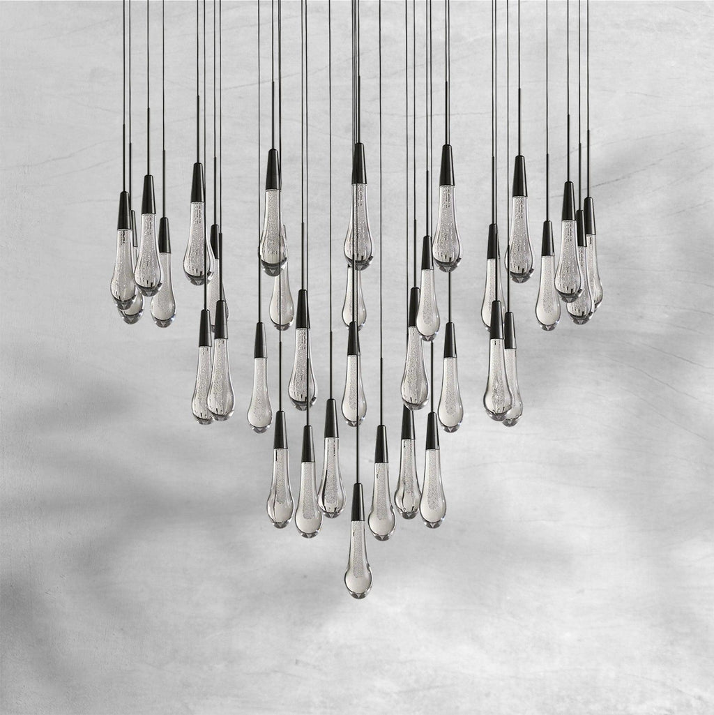 Soltaire Round Chandelier 17" 24" 36“ 48''58“