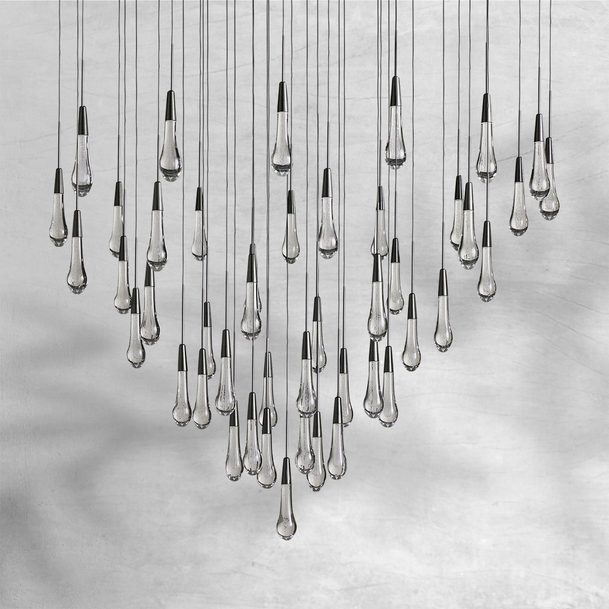 Soltaire Round Chandelier 17"24"36"48''58"