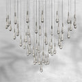 Soltaire Raindrop Round Chandelier 58"W