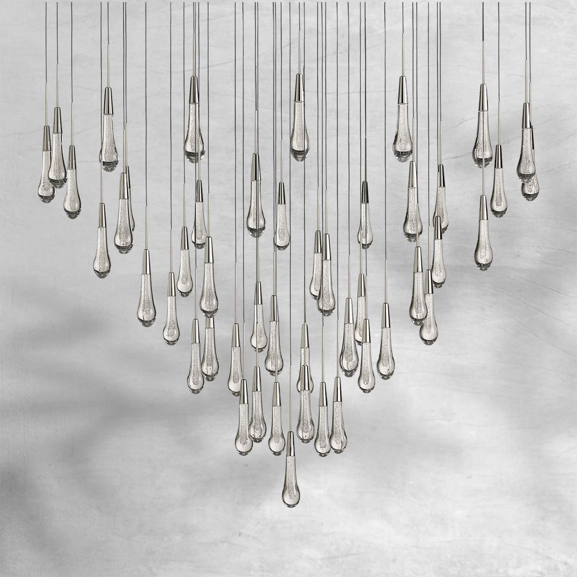 Soltaire Round Chandelier 17"24"36"48''58"