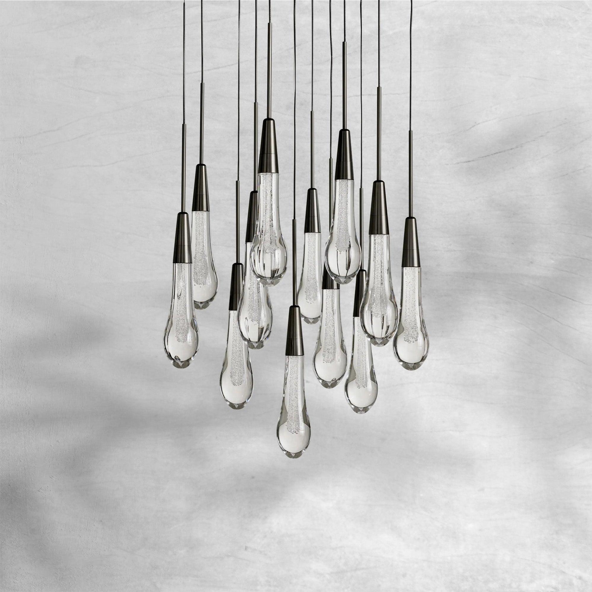 Soltaire Round Chandelier 17" 24" 36“ 48''58“