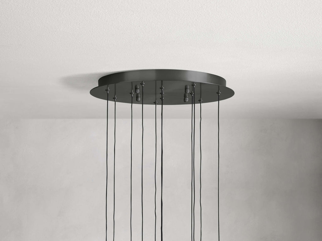 Soltaire Round Chandelier 17" 24" 36“ 48''58“