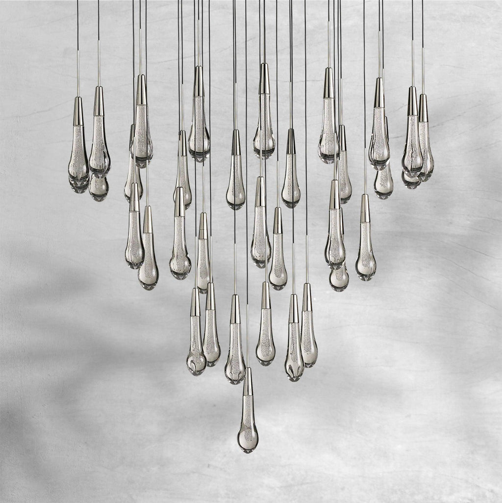 Soltaire Round Chandelier 17" 24" 36“ 48''58“