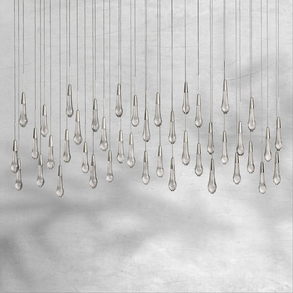 Raindrop Soltaire Linear Chandelier