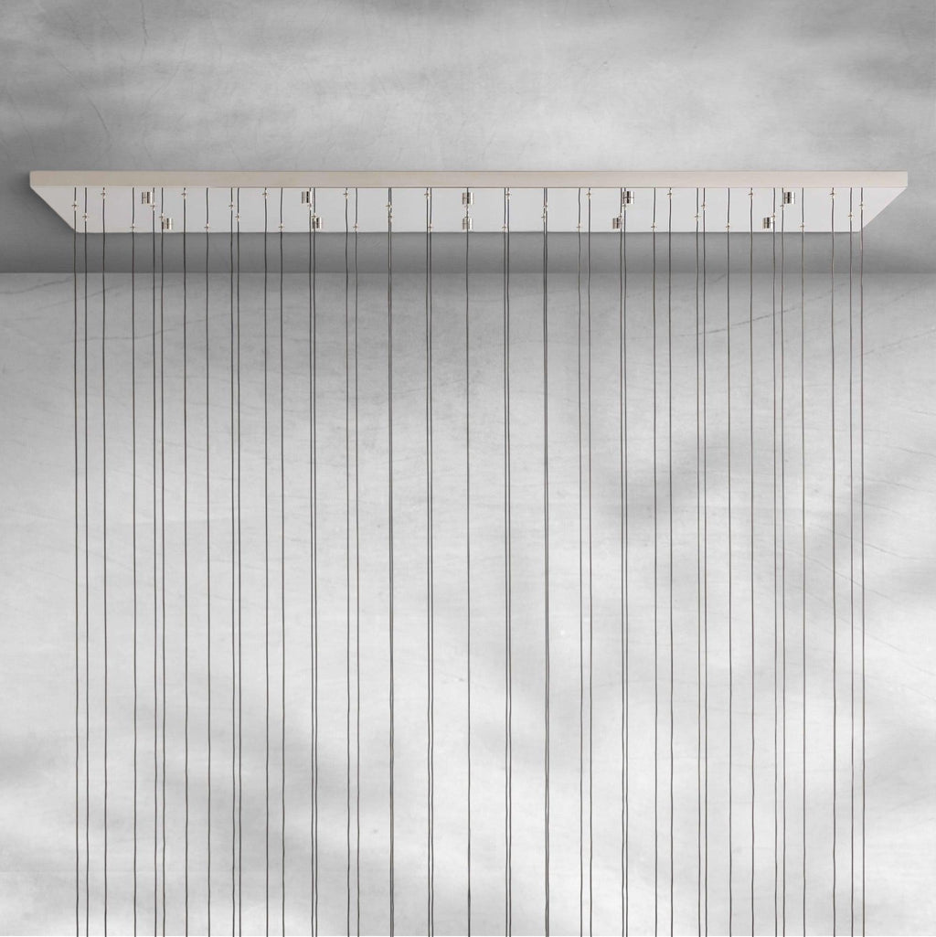 Raindrop Soltaire Linear Chandelier