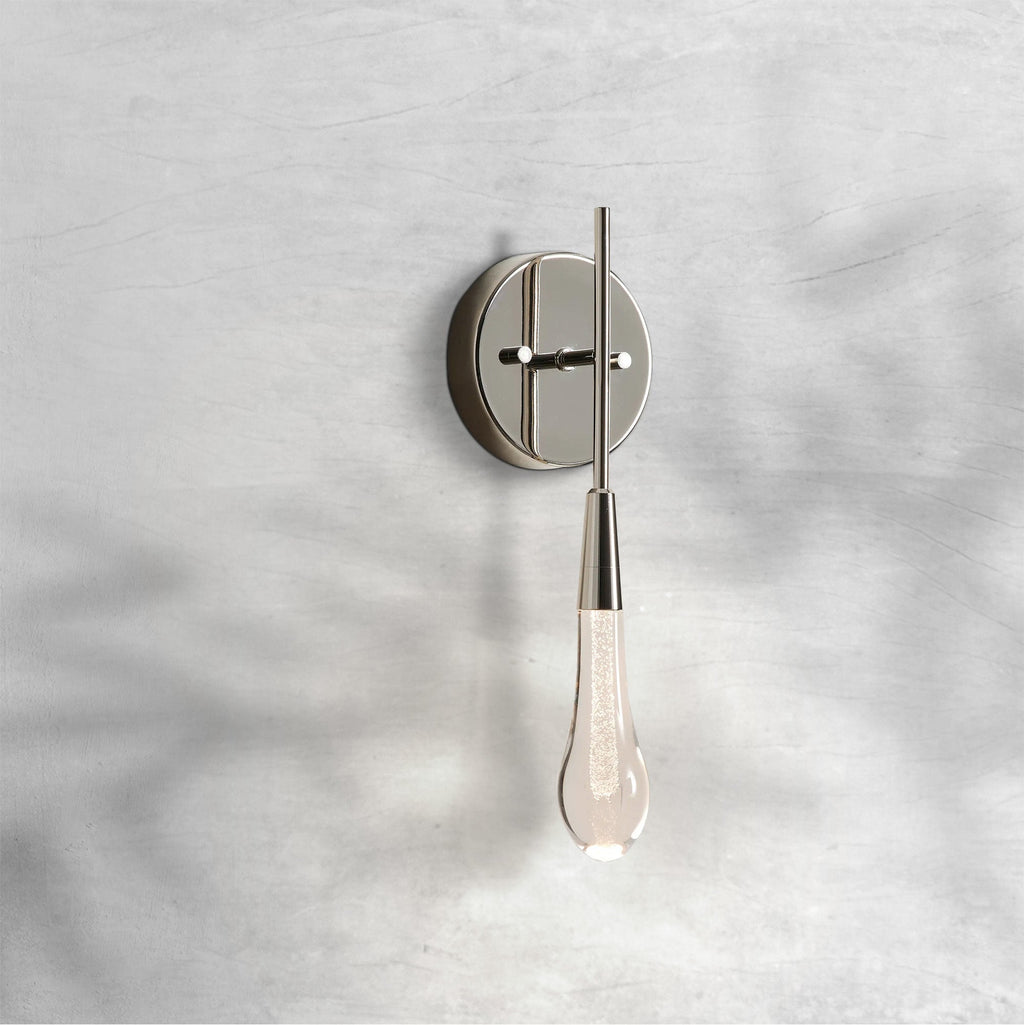 Riviko Radiant Solstice Crystal Wall Sconce - Background Shot