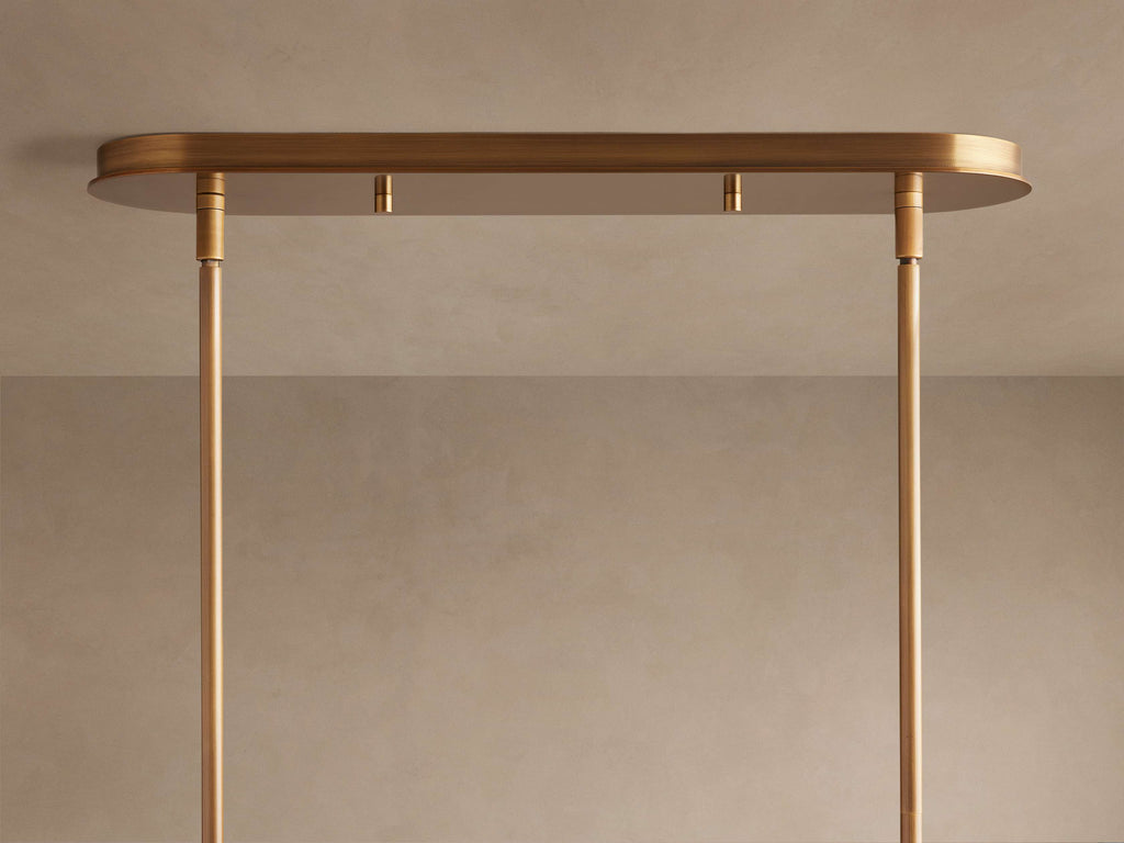 Daphne Metal Linear Chandelier 62''72''