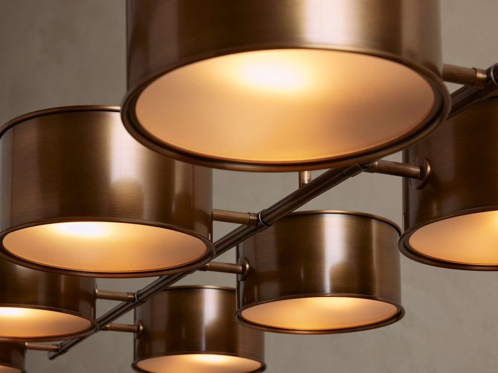 Daphne Metal Linear Chandelier 62''72''