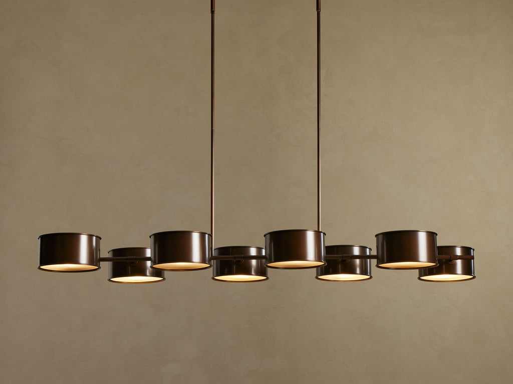 Daphne Metal Linear Chandelier 62''72''