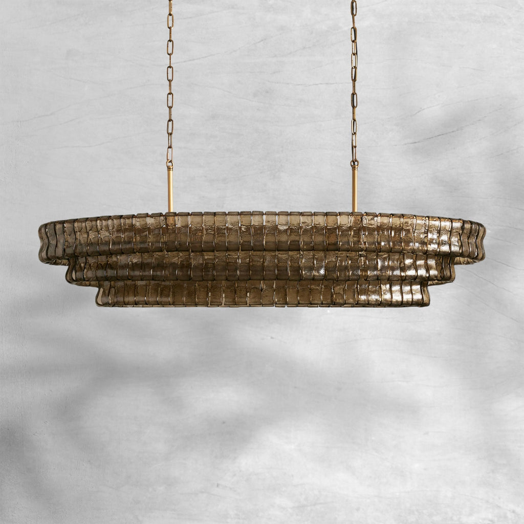 Ghiaccio Oval Chandelier