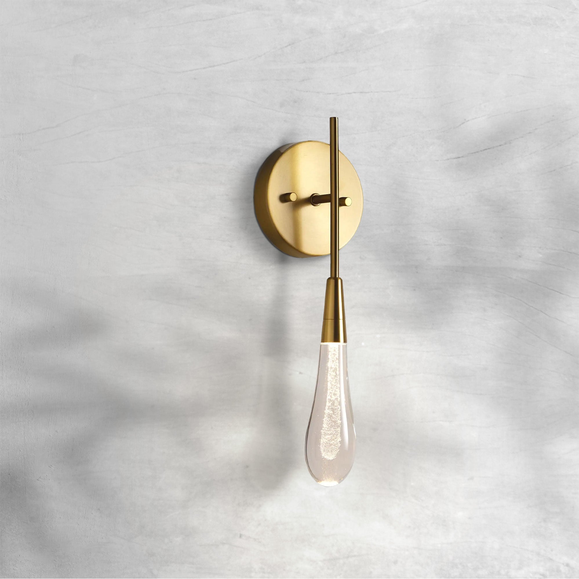 Riviko Radiant Solstice Crystal Wall Sconce - Background Shot