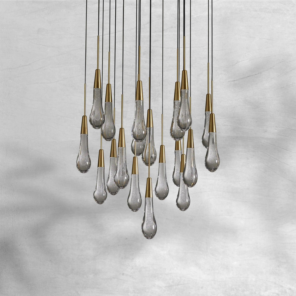 Soltaire Round Chandelier 17" 24" 36“ 48''58“