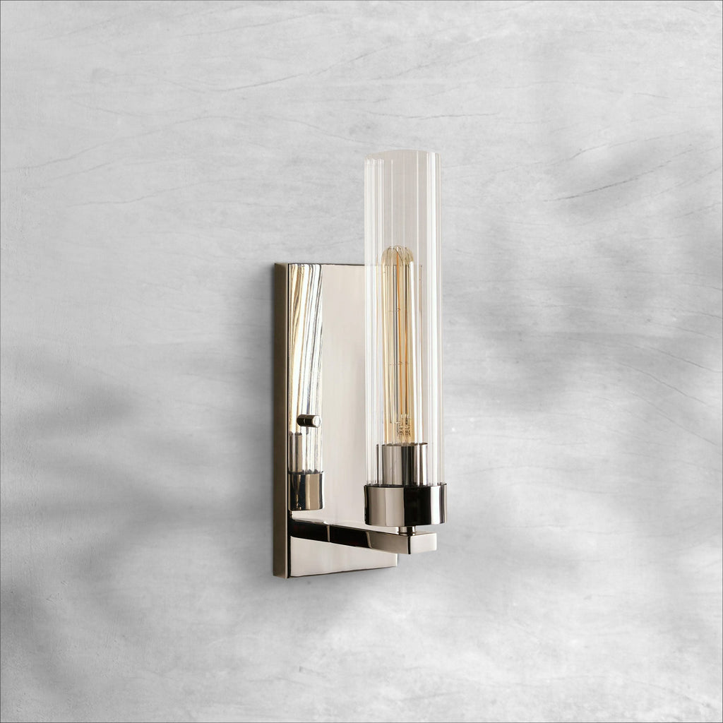 Riviko Refined Fluted Wall Sconce - Background Shot