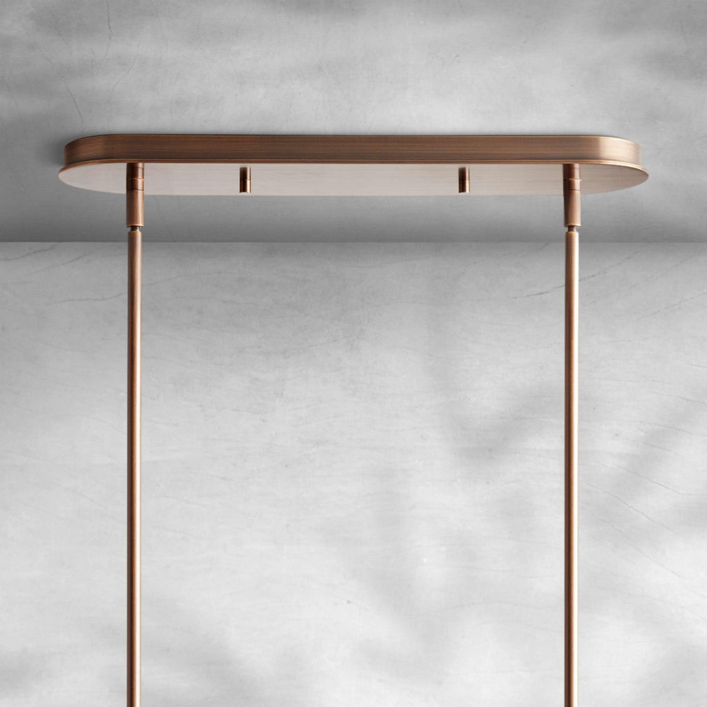 Daphne Fabric Linear Chandelier 62''72''