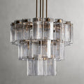Delsie Round Art Glass Chandelier 38" 48" 60"D