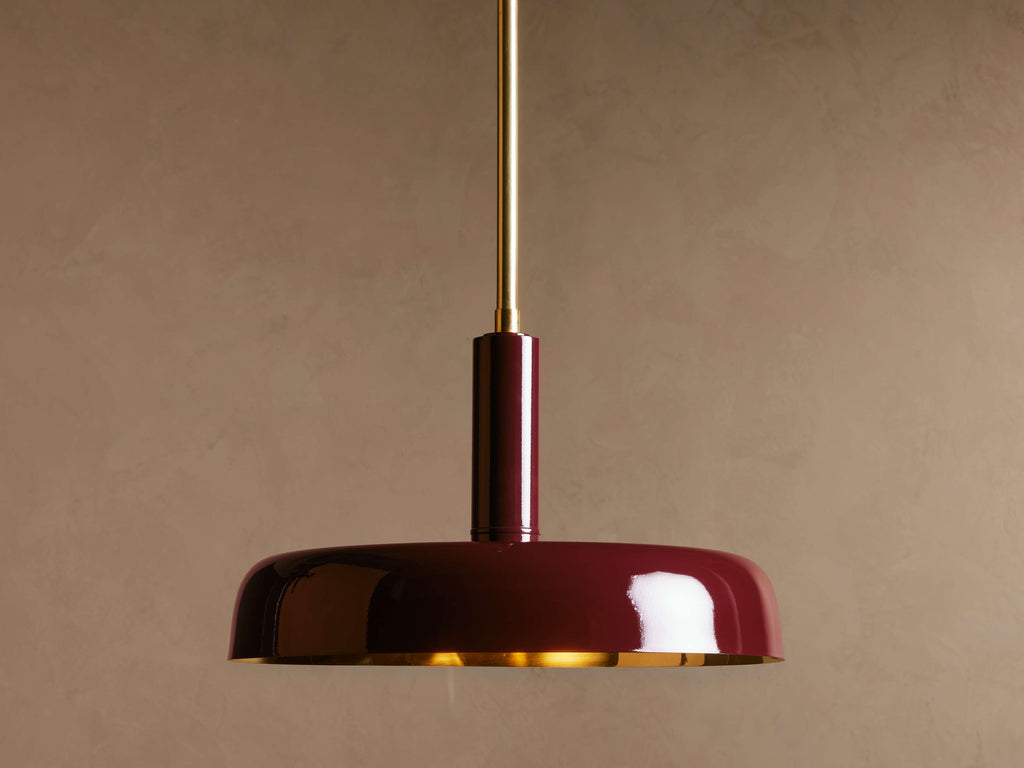 Riviko Aura Grandeur Brass Pendant - Background Shot