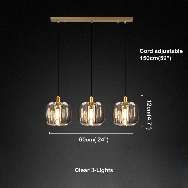 Riviko Cosmic Orb Crystal Pendant Lighting - Background Shot